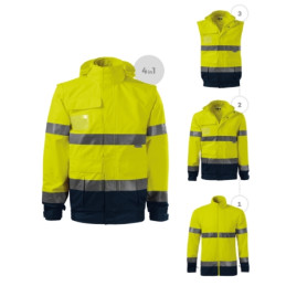 Kurtka unisex Malfini HV Guard 4 in 1 5V2