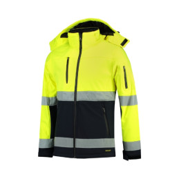 Softshell kurtka unisex Malfini Bi-color EN ISO 20471 Softshell T52