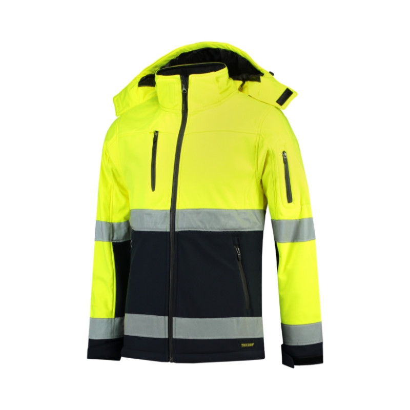 Malfini - Softshell kurtka unisex - Bi-color EN ISO 20471 Softshell T52