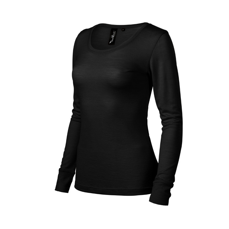 Malfini - Koszulka damska - Merino Rise LS 160