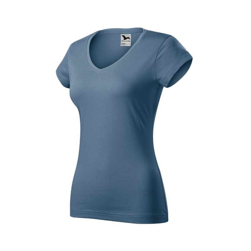 Malfini - Koszulka damska - Fit V-neck 162