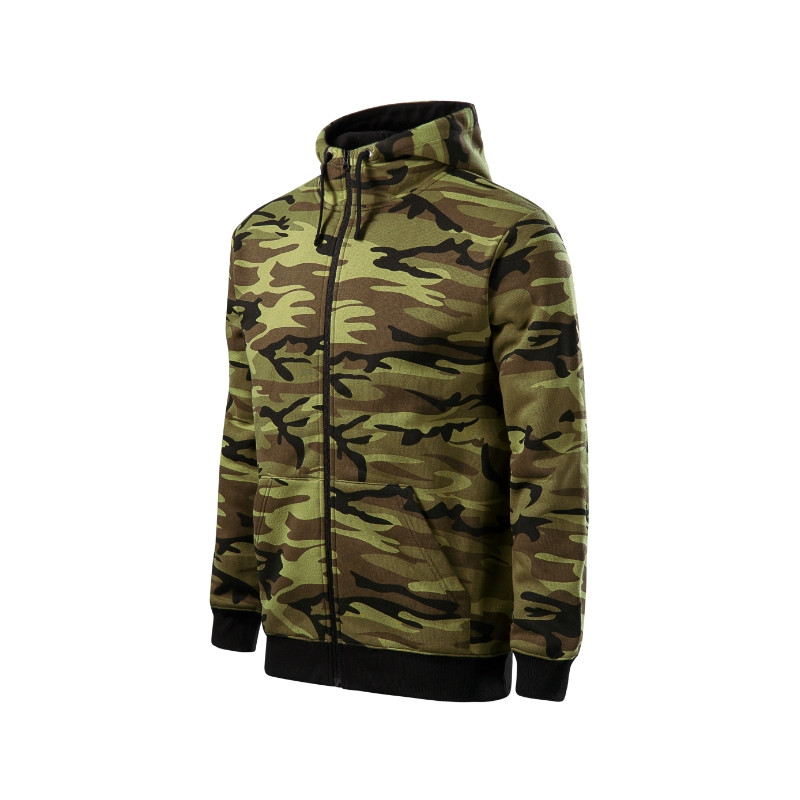 Malfini - Bluza męska - Camo Zipper C19