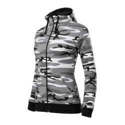 Malfini - Bluza damska - Camo Zipper C20