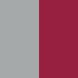 Light Grey Heather/Dark Chili Red