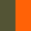 Light Khaki Melange/Autumn Orange